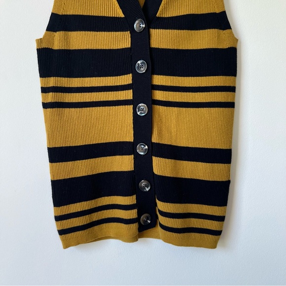 Who What Wear Sleeveless Stripe Sweater - Picture 3 of 5